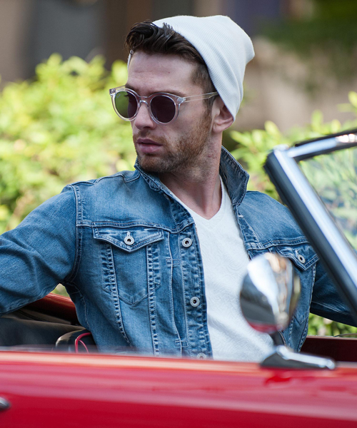 NEW GENTLEMAN（ニュージェントルマン）の「MILANO ZIP(ミラノ ジップ) ３rdタイプ イタリアンカラーデニムジャケット（デニムジャケット・メンズ・サックスブルー/ブルー・1/S/2/M/3/L）」の9枚目の写真