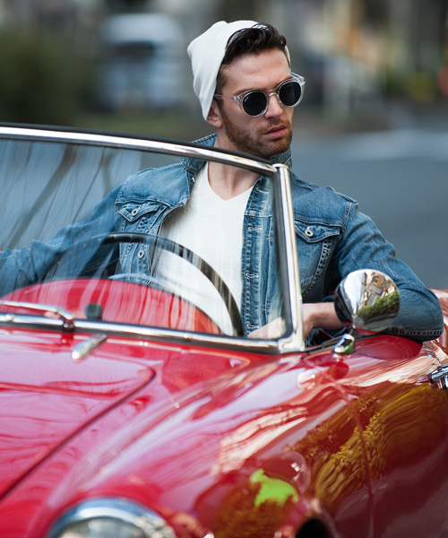 NEW GENTLEMAN（ニュージェントルマン）の「MILANO ZIP(ミラノ ジップ) ３rdタイプ イタリアンカラーデニムジャケット（デニムジャケット・メンズ・サックスブルー/ブルー・1/S/2/M/3/L）」の11枚目の写真