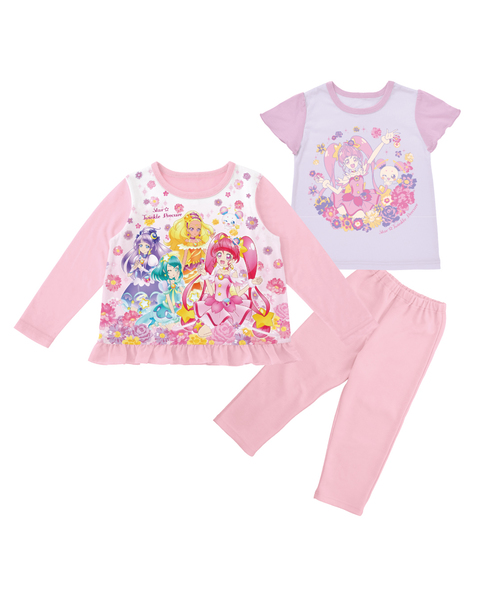 Bandai バンダイ の スター トゥインクルプリキュア 光る２topsパジャマ ルームウェア パジャマ Wear