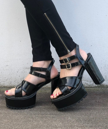 ENVYM | ＤＯＵＢＬＥ ＳＴＲＡＰ ＳＡＮＤＡＬＳ(サンダル)