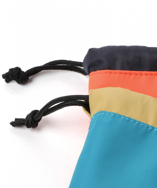 GLOBAL WORK（グローバルワーク）の「ツイルリバーシブルキンチャク/830760（ショルダーバッグ・メンズ・オレンジ/ターコイズブルー/イエロー・FREE）」の5枚目の写真