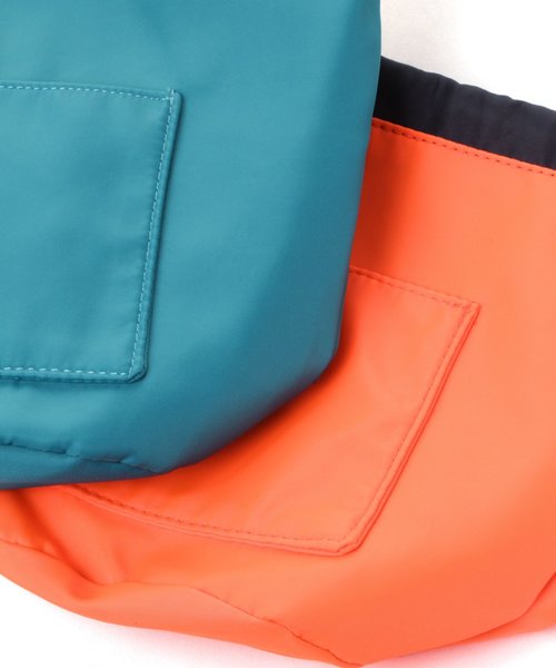 GLOBAL WORK（グローバルワーク）の「ツイルリバーシブルキンチャク/830760（ショルダーバッグ・メンズ・オレンジ/ターコイズブルー/イエロー・FREE）」の7枚目の写真