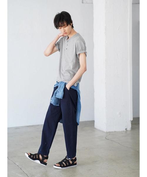 CRAFT STANDARD BOUTIQUE（クラフトスタンダードブティック）の「イージー ベイカーパンツ ☆○（チノパンツ・メンズ・ベージュ/ネイビー/カーキ・M/L）」の20枚目の写真