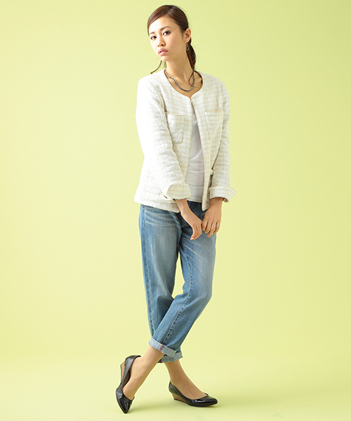 B:MING by BEAMS（ビーミングバイビームス）の「ビーミング by ビームス / 軽量デニムパンツ（デニムパンツ・レディース・オフホワイト/ライトブルー/ブルー系その他・X-SMALL/LARGE/SMALL/MEDIUM）」の14枚目の写真