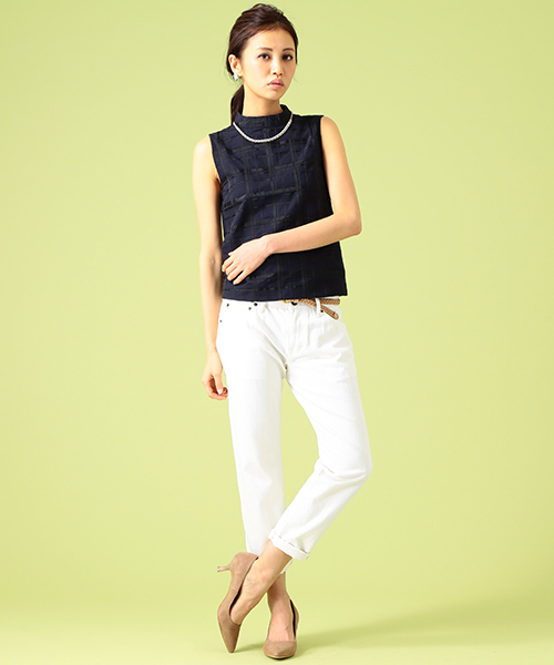 B:MING by BEAMS（ビーミングバイビームス）の「ビーミング by ビームス / 軽量デニムパンツ（デニムパンツ・レディース・オフホワイト/ライトブルー/ブルー系その他・X-SMALL/LARGE/SMALL/MEDIUM）」の16枚目の写真