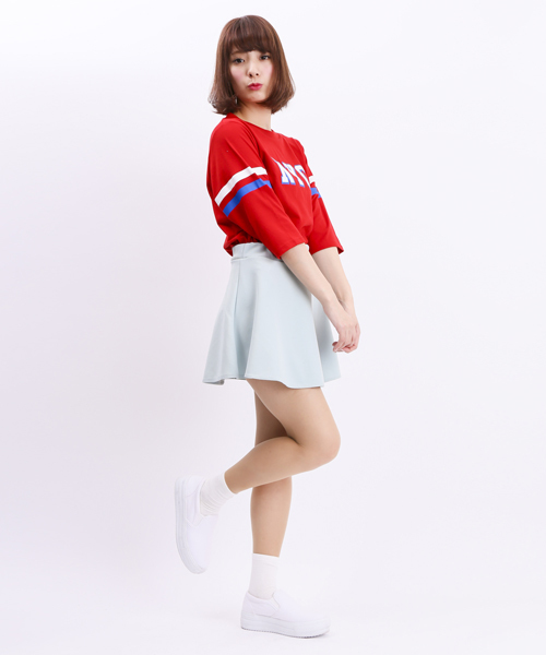 WEGO(ウィゴー)の「WEGO/カラーサーキュラースカート(スカート・レディース・グリーン系その他/ブルー/ブラック/ピンク・FREE)」の11枚目の写真