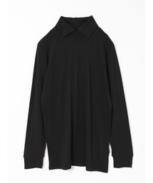mizuiro ind シャツカラーハイネックプルオーバー