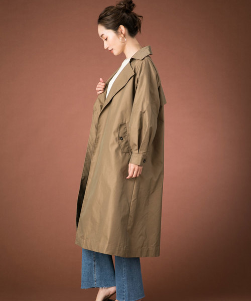 Shelly セール Island シェリーアイランド のファッション Shelly Shelly ライナー付きロングトレンチコート トレンチコート Island