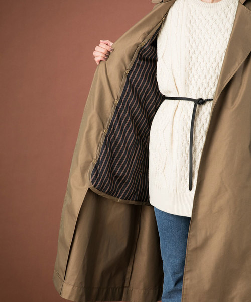 Shelly セール Island シェリーアイランド のファッション Shelly Shelly ライナー付きロングトレンチコート トレンチコート Island