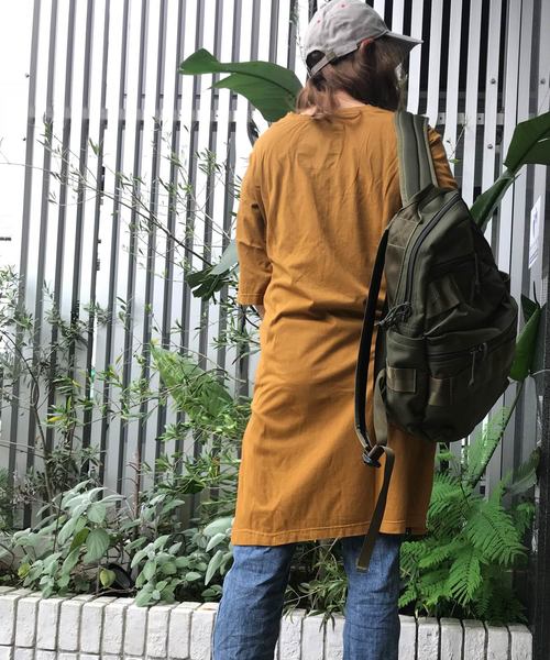 Born（ボーン）の「Born Wide Sleeve One-piece/ボーン ワイド スリーブ ワンピース（ワンピース・レディース・オフホワイト/サックスブルー/ブラウン系その他/ダークグレー・FREE）」の10枚目の写真