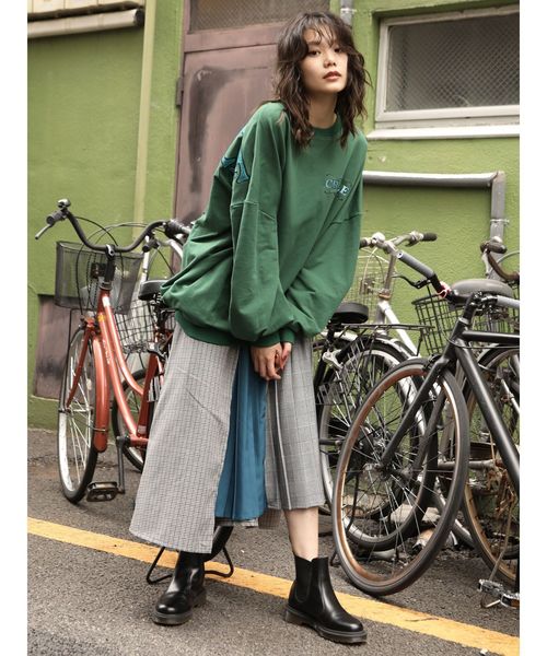 jouetie（ジュエティ）の「レイヤードプリーツスカート（スカート・レディース・ブラック/パープル/その他1・MEDIUM）」の8枚目の写真