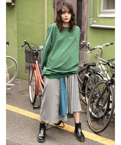 jouetie（ジュエティ）の「レイヤードプリーツスカート（スカート・レディース・ブラック/パープル/その他1・MEDIUM）」の9枚目の写真