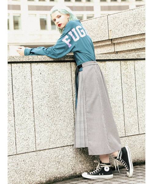 jouetie（ジュエティ）の「レイヤードプリーツスカート（スカート・レディース・ブラック/パープル/その他1・MEDIUM）」の15枚目の写真