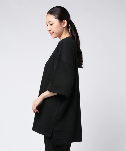 SpRay(スプレイ)の「袖ロールUP七分袖プルオーバー(Tシャツ/カットソー・レディース・チャコールグレー/ブラック/パープル/ブラウン/ピンク/グレイッシュベージュ/ダークベージュ・FREE)」の8枚目の写真