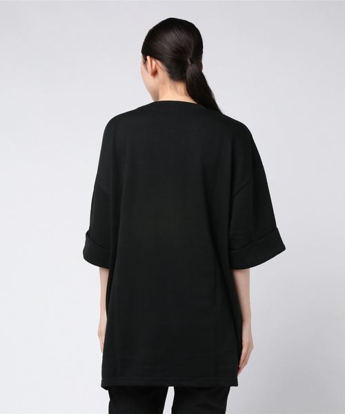 SpRay(スプレイ)の「袖ロールUP七分袖プルオーバー(Tシャツ/カットソー・レディース・チャコールグレー/ブラック/パープル/ブラウン/ピンク/グレイッシュベージュ/ダークベージュ・FREE)」の9枚目の写真