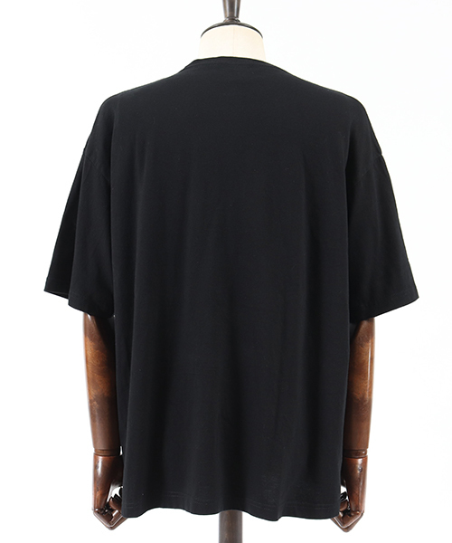 Jih Nunc(ジーヌンク)の「mt6059-ビッグシルエットプリントTシャツ -ROSE WITH ENTHUSIASM-(Tシャツ/カットソー・メンズ・ブラック/ホワイト・M/L)」の14枚目の写真