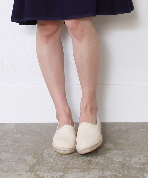 coen（コーエン）の「キャンバスフラットエスパドリーユ（サンダル・レディース・ナチュラル/ケリー/ネイビー/レッド・SMALL/MEDIUM/LARGE）」の2枚目の写真