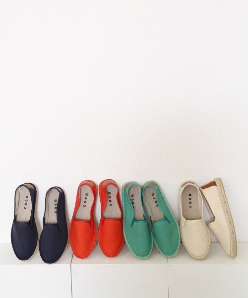 coen（コーエン）の「キャンバスフラットエスパドリーユ（サンダル・レディース・ナチュラル/ケリー/ネイビー/レッド・SMALL/MEDIUM/LARGE）」の12枚目の写真