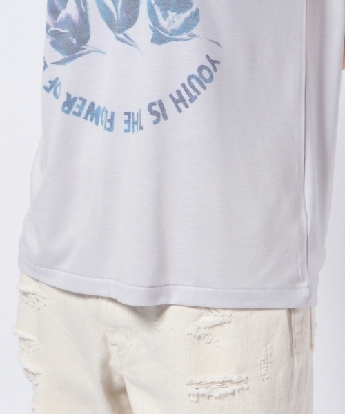 Another Edition（アナザーエディション）の「AE TR TULIP T（Tシャツ/カットソー・レディース・ホワイト/ライトグレー/ライラック・フリー）」の9枚目の写真