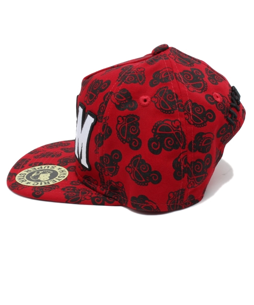 HYSTERIC MINI(ヒステリックミニ)の「kind of multi color mini face 総柄 キャップ(キャップ・キッズ・ホワイト系その他/ブラック系その他/レッド系その他・54/50/56/52)」の7枚目の写真