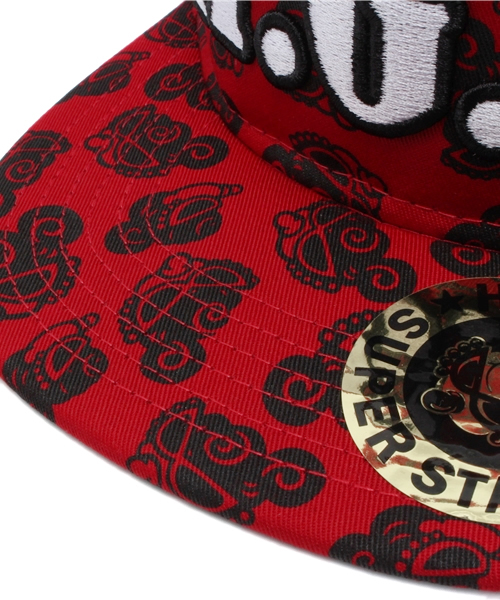 HYSTERIC MINI(ヒステリックミニ)の「kind of multi color mini face 総柄 キャップ(キャップ・キッズ・ホワイト系その他/ブラック系その他/レッド系その他・54/50/56/52)」の5枚目の写真