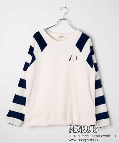 PEANUTS（ピーナッツ）の「∴WEGO/【2点セット】PEANUTS別注ルームウェア（ルームウェア/パジャマ・レディース・ベージュ/ブラウン/グレー/ネイビー・FREE）」の5枚目の写真