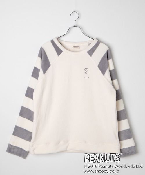 PEANUTS（ピーナッツ）の「∴WEGO/【2点セット】PEANUTS別注ルームウェア（ルームウェア/パジャマ・レディース・ベージュ/ブラウン/グレー/ネイビー・FREE）」の7枚目の写真