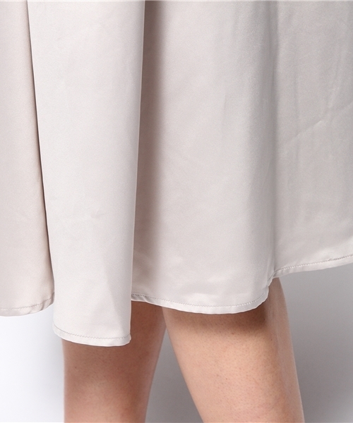 Kastane（カスタネ）の「【Kastane】サスペ付きスカート（スカート・レディース・ネイビー/オフホワイト/ライトグレー・FREE）」の7枚目の写真