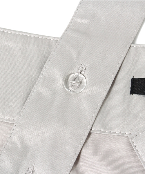 Kastane（カスタネ）の「【Kastane】サスペ付きスカート（スカート・レディース・ネイビー/オフホワイト/ライトグレー・FREE）」の11枚目の写真