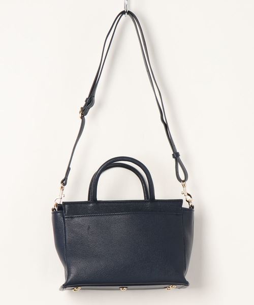 PotioR(ポティオール)の「【PotioR】ひとつボタンバッグ(ハンドバッグ・レディース・ベージュ/ネイビー/ピンク/アイボリー・FREE)」の5枚目の写真