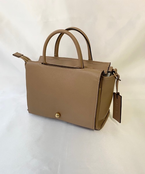 PotioR(ポティオール)の「【PotioR】ひとつボタンバッグ(ハンドバッグ・レディース・ベージュ/ネイビー/ピンク/アイボリー・FREE)」の21枚目の写真