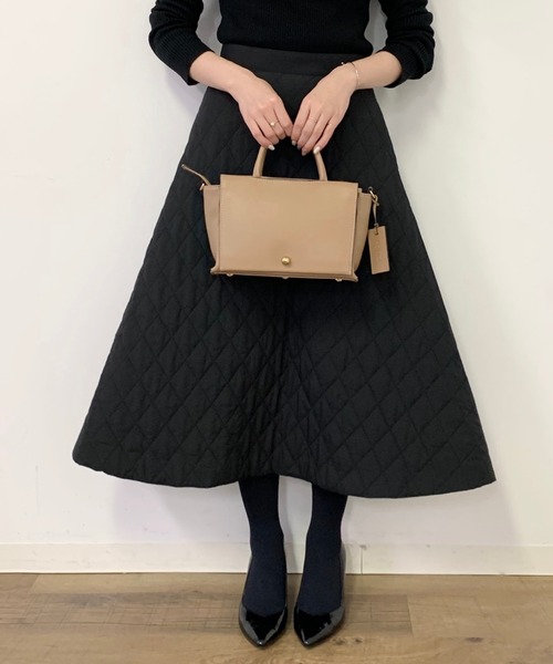 PotioR(ポティオール)の「【PotioR】ひとつボタンバッグ(ハンドバッグ・レディース・ベージュ/ネイビー/ピンク/アイボリー・FREE)」の16枚目の写真