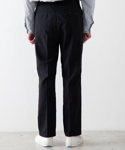 WEGO（ウィゴー）の「WEGO/【セットアップ対応商品】TRセンタープレススラックス（スラックス・メンズ・ブラック/ピンク・MEDIUM/LARGE）」の12枚目の写真