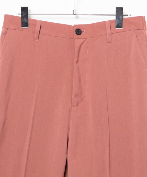 WEGO（ウィゴー）の「WEGO/【セットアップ対応商品】TRセンタープレススラックス（スラックス・メンズ・ブラック/ピンク・MEDIUM/LARGE）」の4枚目の写真