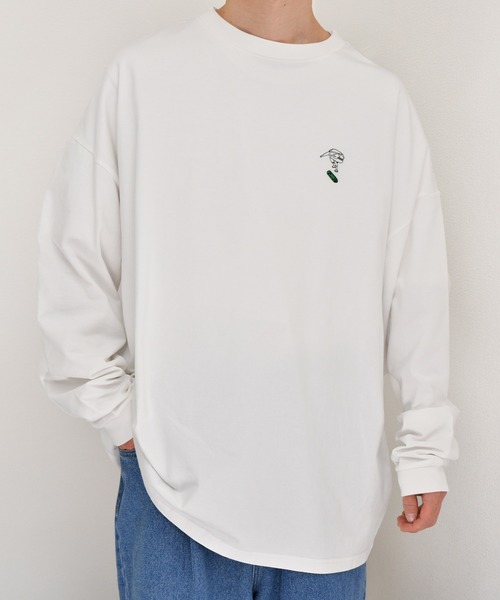 kutir（クティール）の「スケボープリントロンT（Tシャツ/カットソー・メンズ・ホワイト/ブラック/ホワイト系その他/ブラック系その他/ベージュ系その他/グレイッシュベージュ・MEDIUM/LARGE）」の13枚目の写真