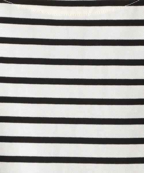 green label relaxing（グリーンレーベルリラクシング）の「【キッズ】ボーダーボートネックプルオーバー（Tシャツ/カットソー・キッズ・オフホワイト/ネイビー/ベージュ/ライム・115/95/135/125/105）」の13枚目の写真