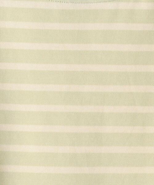 green label relaxing（グリーンレーベルリラクシング）の「【キッズ】ボーダーボートネックプルオーバー（Tシャツ/カットソー・キッズ・オフホワイト/ネイビー/ベージュ/ライム・115/95/135/125/105）」の7枚目の写真