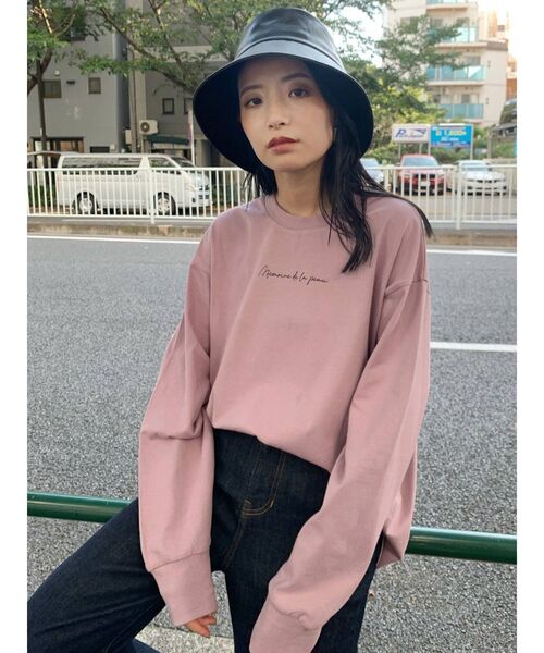 MURUA（ムルーア）の「シンセティックレザーバケットハット（ハット・レディース・ブラック/ベージュ・FREE）」の14枚目の写真