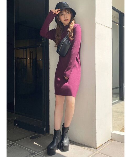 MURUA（ムルーア）の「シンセティックレザーバケットハット（ハット・レディース・ブラック/ベージュ・FREE）」の20枚目の写真