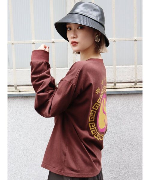 MURUA（ムルーア）の「シンセティックレザーバケットハット（ハット・レディース・ブラック/ベージュ・FREE）」の15枚目の写真