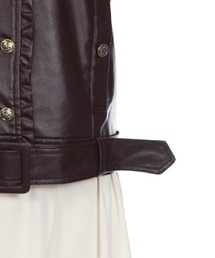 axes femme（アクシーズファム）の「レザーフリルブルゾン（ライダース