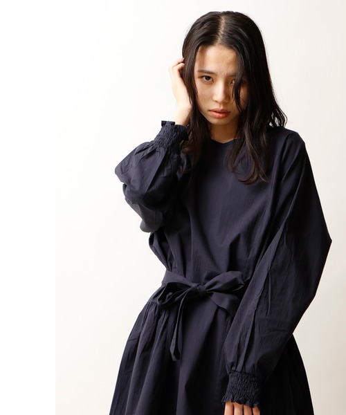 Paravion コットンギャザーワンピース Womens ワンピース Paravion パラビオン のファッション通販 Zozotown