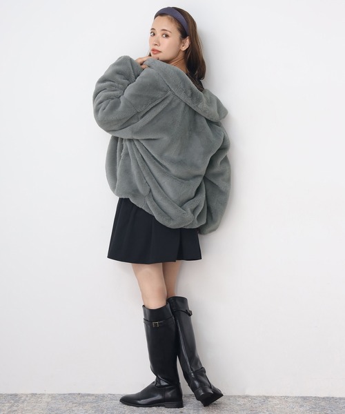 one after another NICE CLAUP（ワンアフターアナザーナイスクラップ）の「ジョッキーロングブーツ（ブーツ・レディース・ブラック/ダークブラウン/キャメル・SMALL/MEDIUM/LARGE）」の20枚目の写真