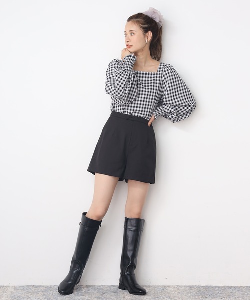 one after another NICE CLAUP（ワンアフターアナザーナイスクラップ）の「ジョッキーロングブーツ（ブーツ・レディース・ブラック/ダークブラウン/キャメル・SMALL/MEDIUM/LARGE）」の8枚目の写真