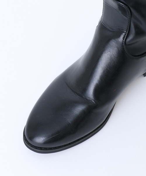one after another NICE CLAUP（ワンアフターアナザーナイスクラップ）の「ジョッキーロングブーツ（ブーツ・レディース・ブラック/ダークブラウン/キャメル・SMALL/MEDIUM/LARGE）」の11枚目の写真