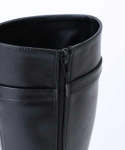 one after another NICE CLAUP（ワンアフターアナザーナイスクラップ）の「ジョッキーロングブーツ（ブーツ・レディース・ブラック/ダークブラウン/キャメル・SMALL/MEDIUM/LARGE）」の14枚目の写真