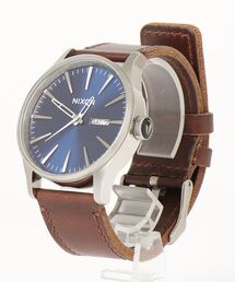 NIXON（ニクソン）の「NIXON/ニクソン 腕時計 SENTRY LEATHER -BL/BR NA1051524-00（アナログ腕時計・メンズ）」