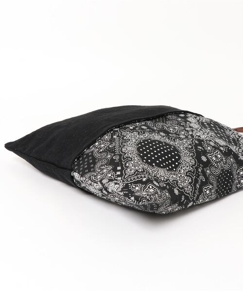 MONO　COMME CA（モノコムサ）の「スカーフ柄 トートバッグ（トートバッグ・レディース・ブラック/ベージュ・FREE）」の11枚目の写真