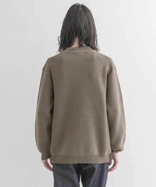 URBAN RESEARCH(アーバンリサーチ)の「C/ACミラノリブモックネックニット(ニット/セーター・メンズ・ブラウン/ミント/グレー系その他/ベージュ系その他・MEDIUM/LARGE)」の16枚目の写真