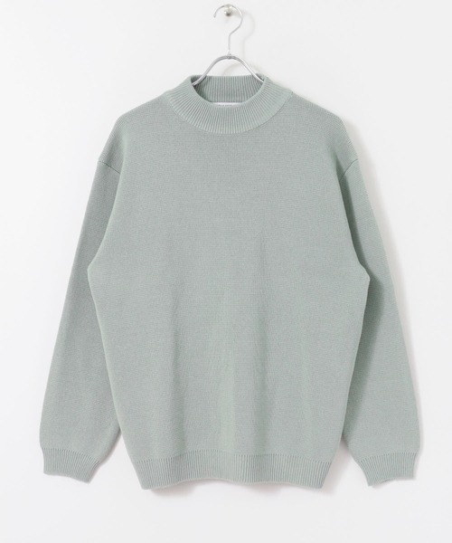 URBAN RESEARCH(アーバンリサーチ)の「C/ACミラノリブモックネックニット(ニット/セーター・メンズ・ブラウン/ミント/グレー系その他/ベージュ系その他・MEDIUM/LARGE)」の17枚目の写真